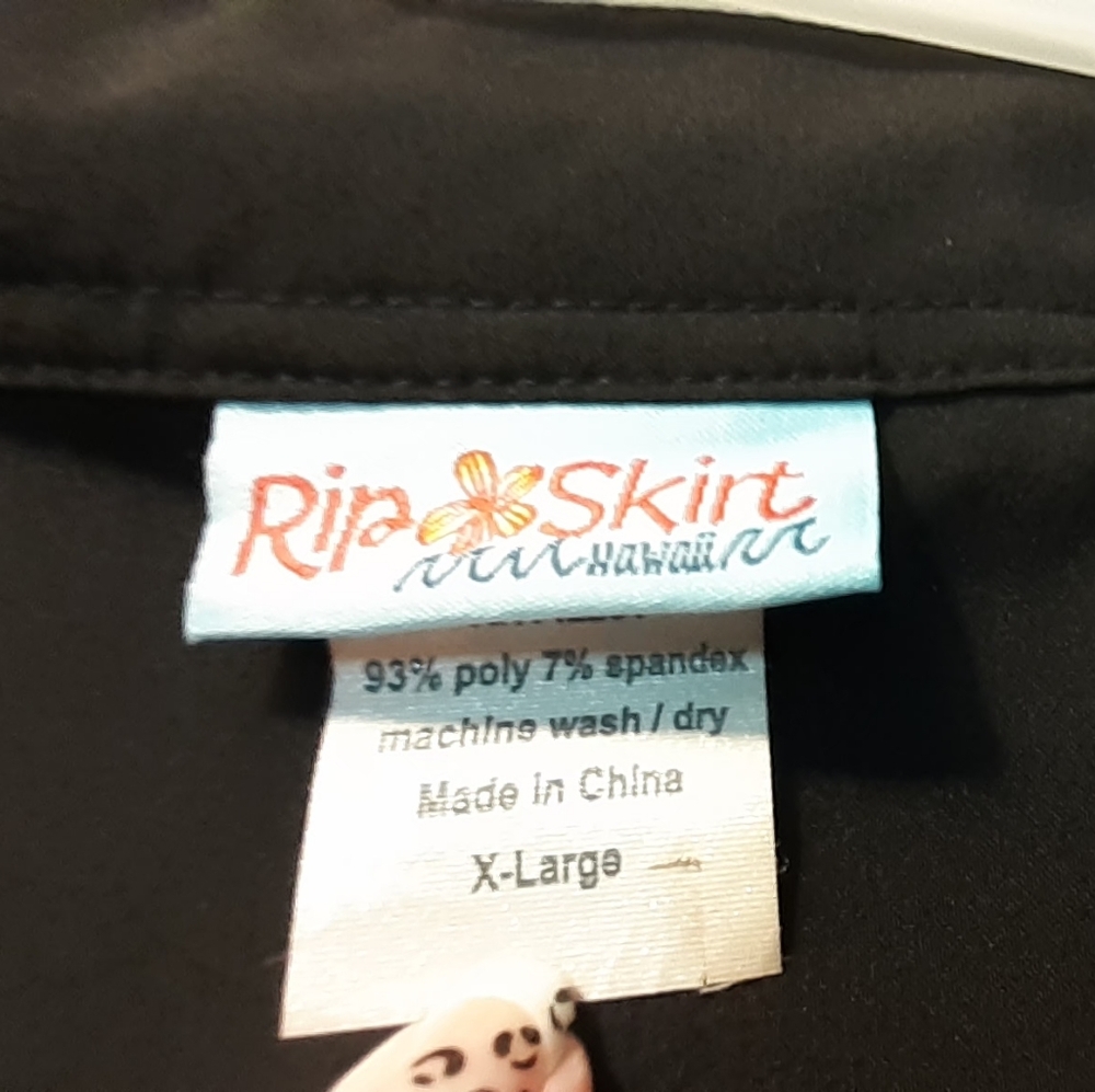 Ripskirt Hawaii black skirt size XL